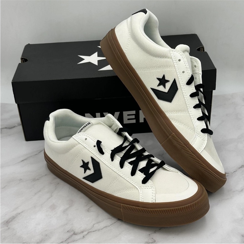 Converse Sport Casual Ox Shoes Mens Size 13 White Gum Skate Sneaker A13787C